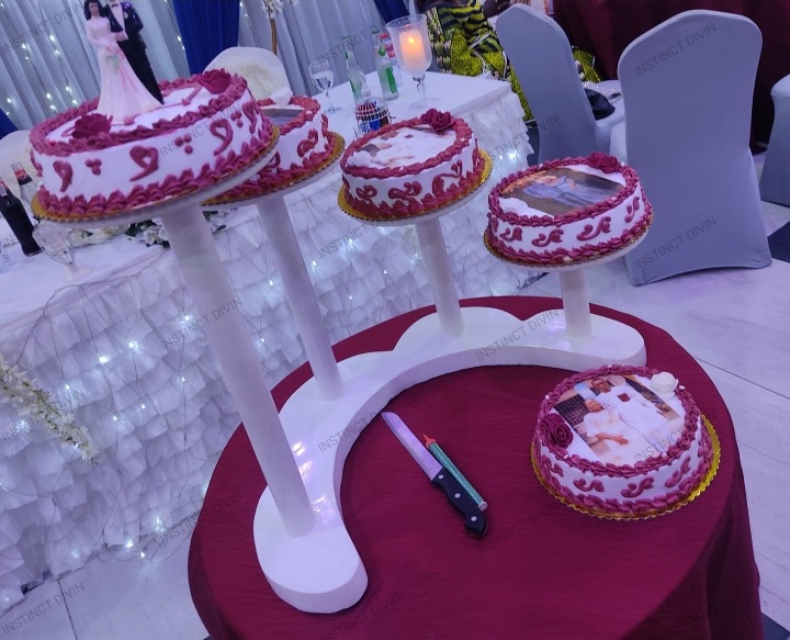 Pièces montées de mariage prestige 80 000 FCFA — INSTINCT DIVIN Cotonou