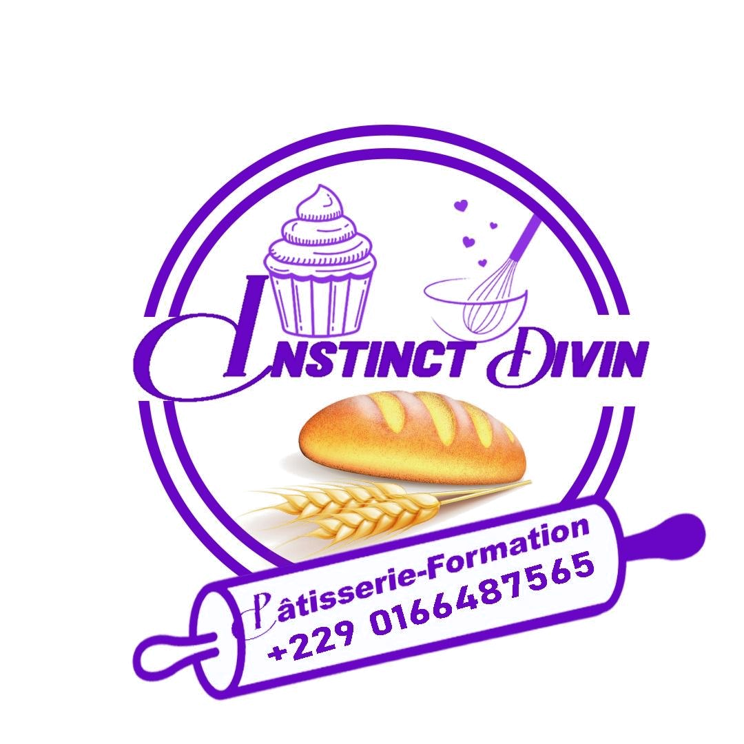 Logo INSTINCT DIVIN — pâtisserie et formation à Cotonou